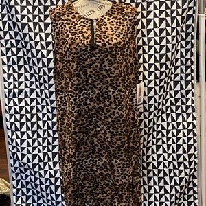 Leopard print BeachLunchLounge dress